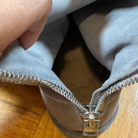 GUIDI 788Z Back Zip Mid Boots Grey - Picture 8 of 9